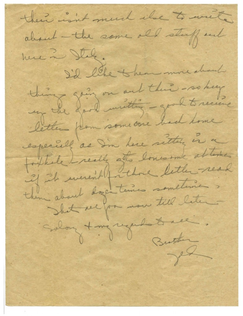 Last letter home from Sergeant Ted Tanouye Photos provided courtesy of the Tanouye Family