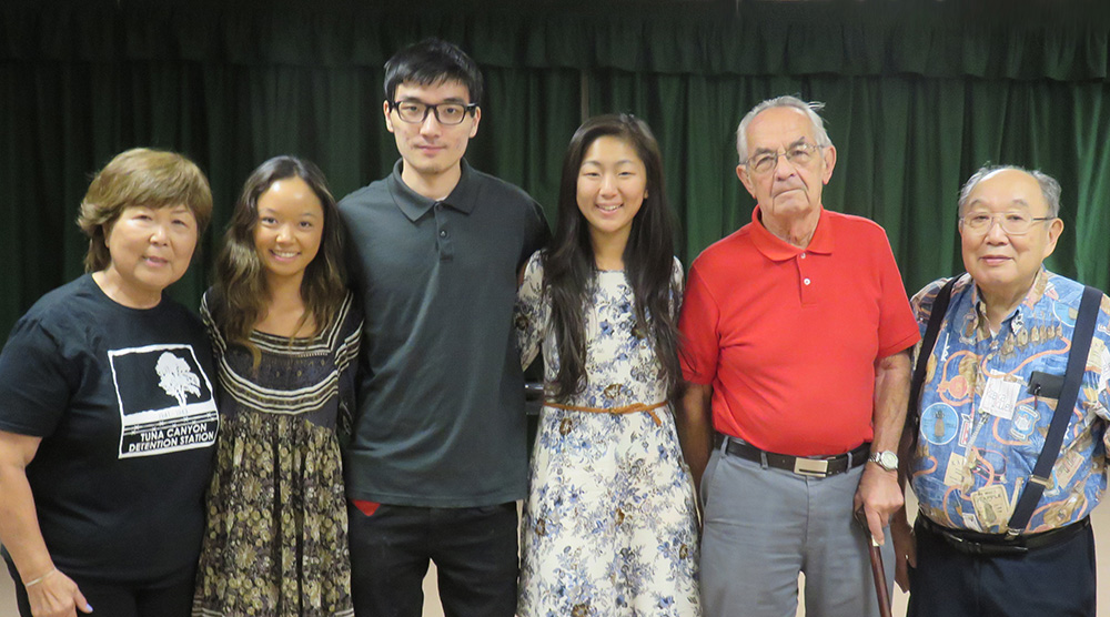 Pictured left to right: Nancy Oda, Kara Tanaka, Keith Matsushita, Ariel Imamoto, Dr. Lloyd Hitt, and Kanjji Sahara